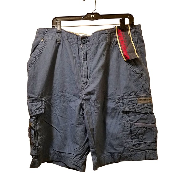 UNIONBAY Other - Unionbay Steel Blue Cotton Bermuda Cargo Shorts Size 42